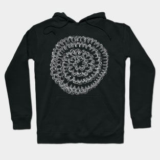 Monochromatic Puff Swirl Hoodie